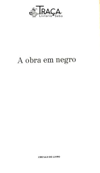 A Obra Em Negro