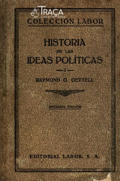 Historia De Las Ideas Políticas Vol 1