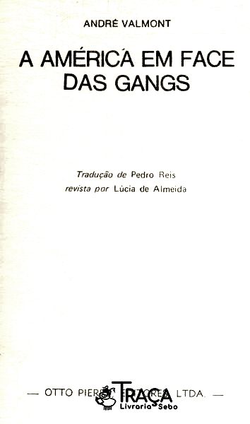 A América em Face das Gangs