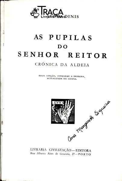 As Pupilas Do Senhor Reitor