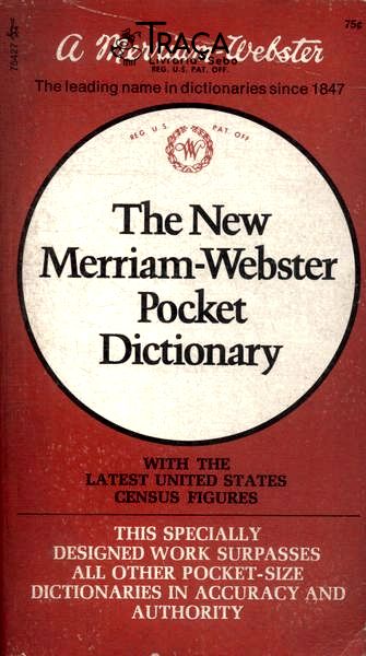 The New Merriam-webster Pocket Dictionary (1971)