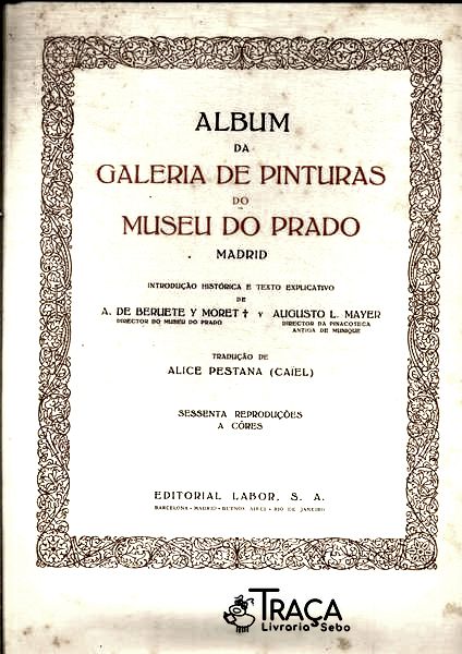 Album da Galeria de Pinturas do Museu do Prado