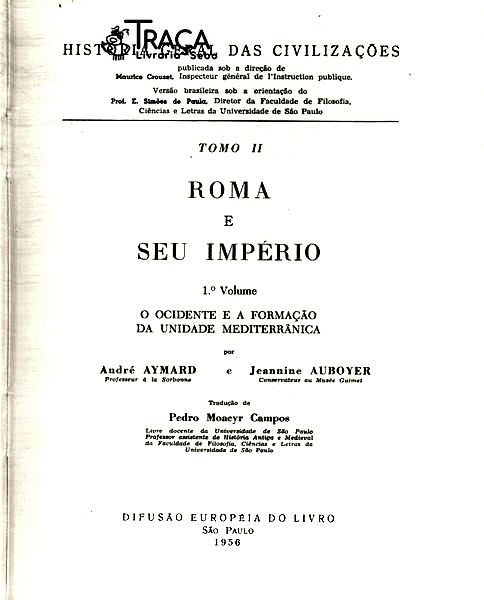Roma e Seu Império Vol 1