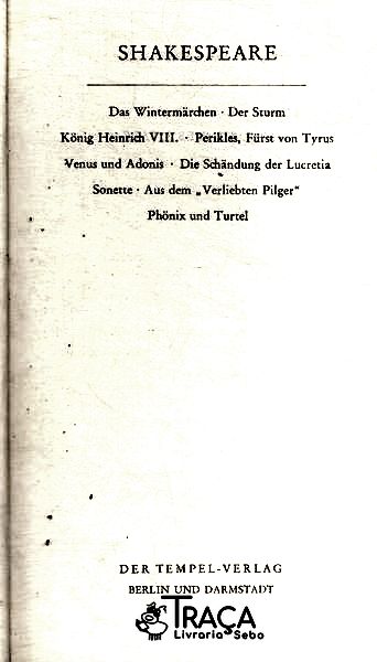 Shakespeares Work Vol 6