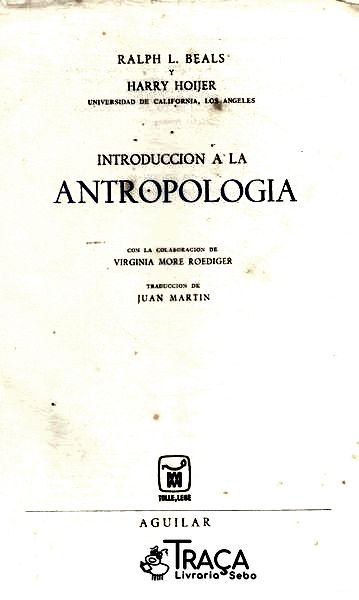Introduccion A La Antropologia