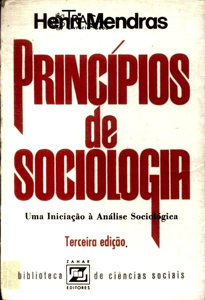 Princípios De Sociologia