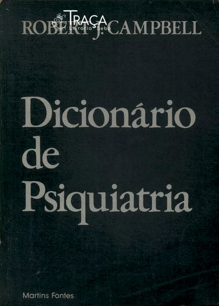 Dicionário De Psiquiatria (1986)