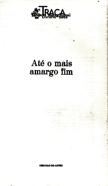 Até o Mais Amargo Fim