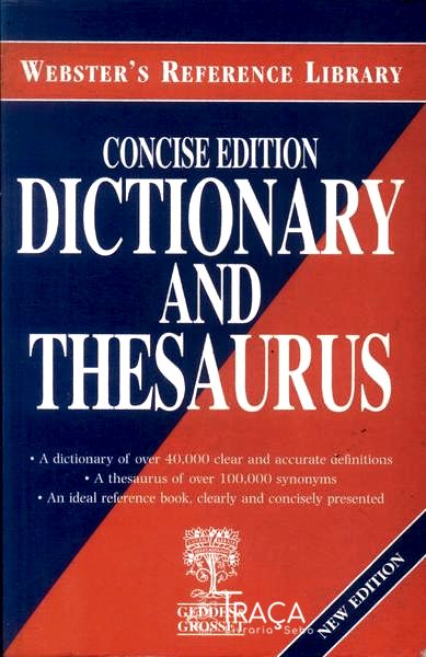 Concise Edition Dictionary And Thesaurus (2002)