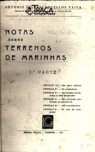 Notas Sobre Terrenos de Marinhas