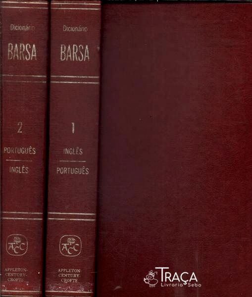 Nôvo Dicionário Barsa das Línguas Inglêsa e Portuguêsa (1967 - 2 Volumes)