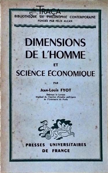 Dimensions De Lhomme Et Science Économique