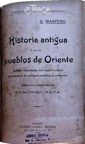 Historia Antigua de Los Pueblos de Oriente