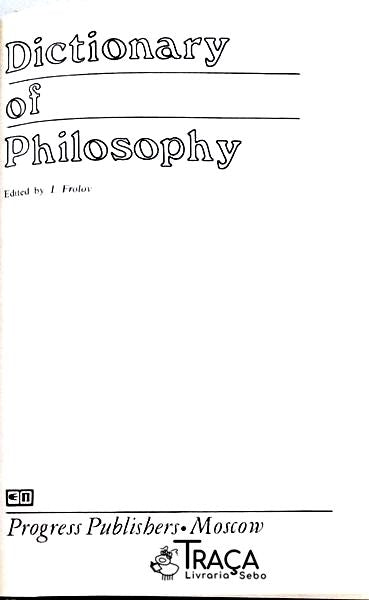 Dictionary Of Philosophy