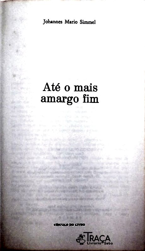 Até o Mais Amargo Fim