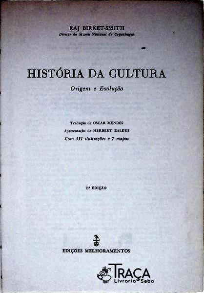 História da Cultura