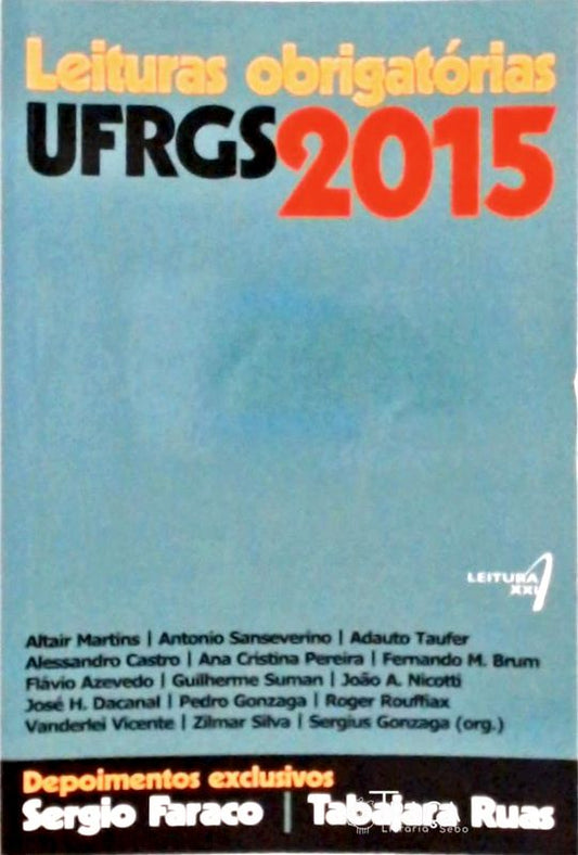 Leituras Obrigatórias Ufrgs 2015