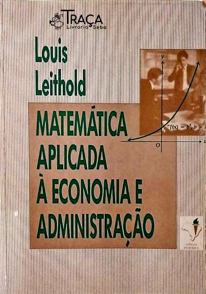 Matemática Aplicada À Economia e Administração