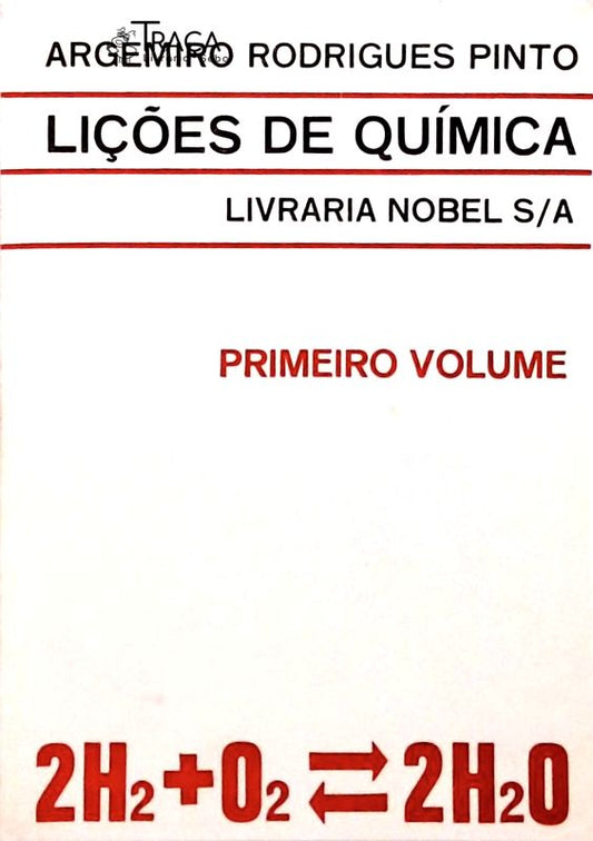 Lições de Química - Volume 1