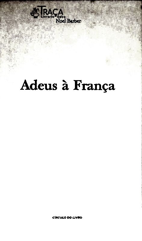 Adeus À França