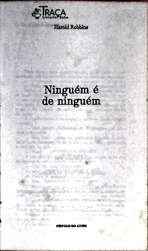 Ninguém é de Ninguém