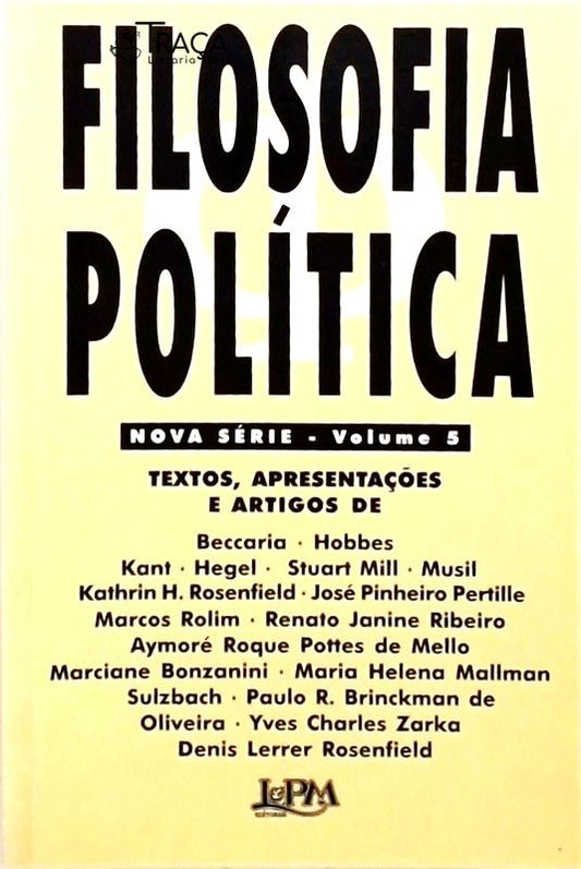 Filosofia Política - Nova Série - Volume 5
