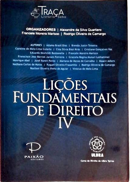 Lições Fundamentais de Direito Iv