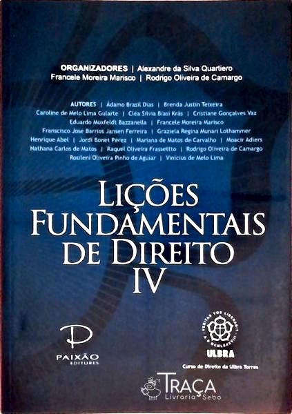 Lições Fundamentais de Direito Iv