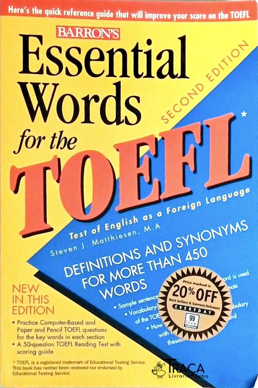 Essential Words For The Toefl