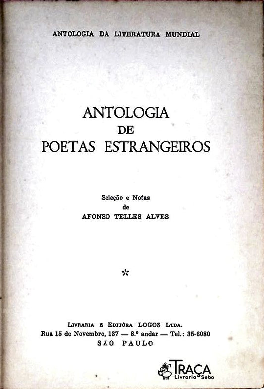 Antologia de Poetas Estrangeiros
