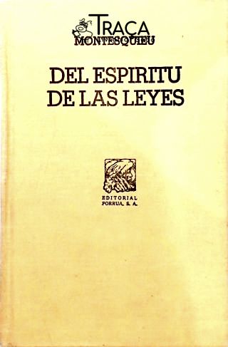 Del Espiritu de Las Leyes