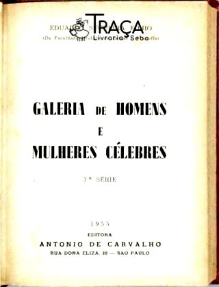 Galeria de Homens e Mulheres Célebres - Volume 3