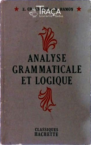 Analyse Grammaticale Et Logique