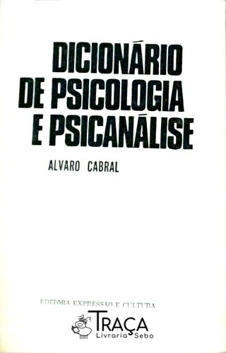 Dicionário De Psicologia E Psicanálise
