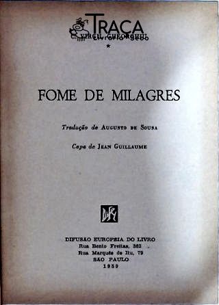 Fome de Milagres