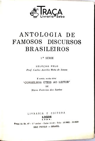 Antologia de Famosos Discursos Brasileiros