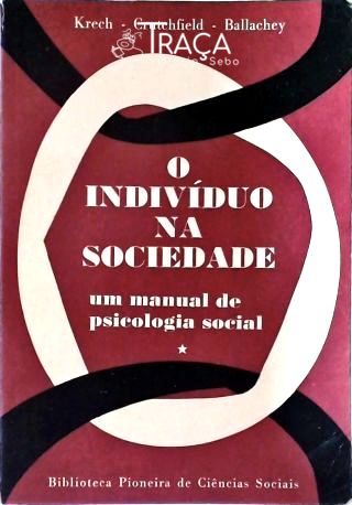 O Indivíduo Na Sociedade (2 Volumes)