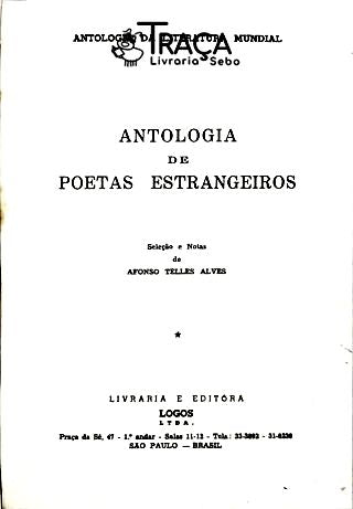 Antologia de Poetas Estrangeiros
