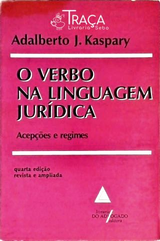 O Verbo Na Linguagem Jurídica