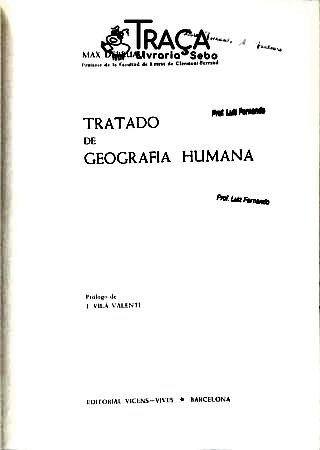 Tratado de Geografia Humana