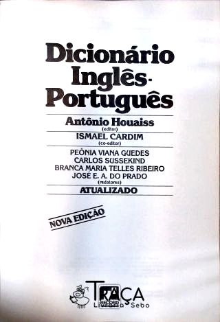 Dicionário Inglês - Português