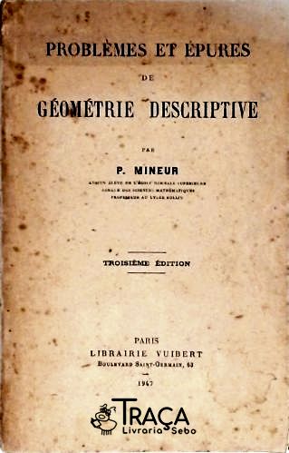Problèmes Et Épures Géométrie Descriptive