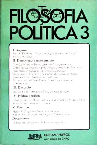 Filosofia Política - Vol. 3