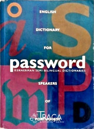 Password - English Dictionary For Speakers Of Portuguese