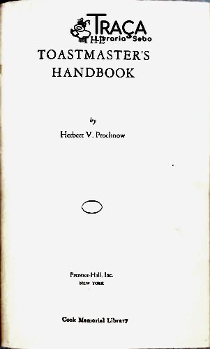 The Toastmasters Handbook