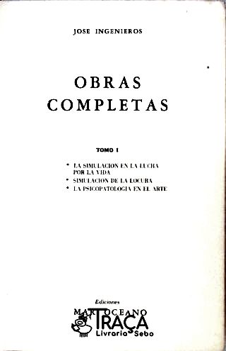 Obras Completas de Jose Ingenieros - 8 Volumes