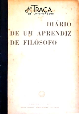 Diário De Um Aprendiz De Filósofo