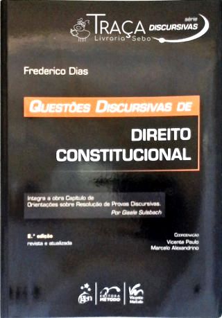 Série Discursivas - Questões Discursivas Direito Constitucional