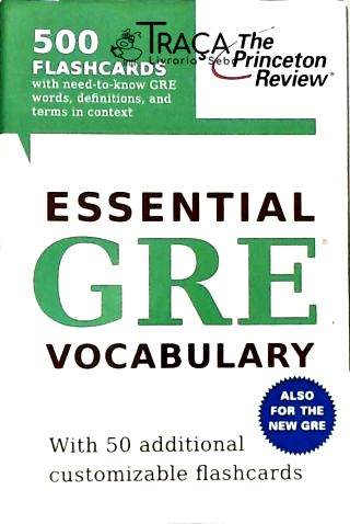 Essential Gre Vocabulary (caixa com 500 Flashcards)