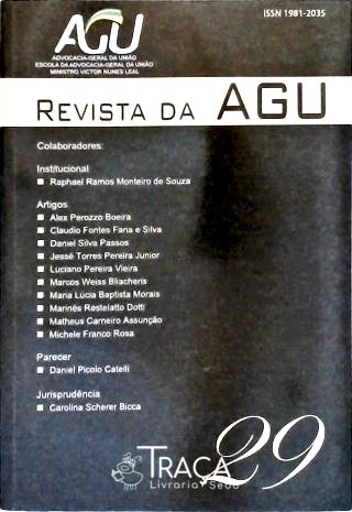 Revista da Advocacia-geral da União - Agu Nº 29